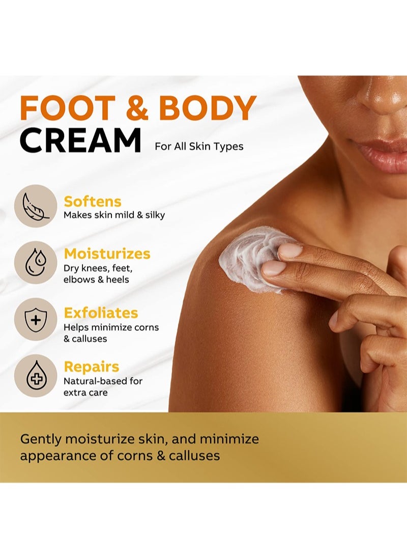 DERMFREE - Salicylic Acid Urea Foot Cream with 40% Urea Cream,2% Salicylic Acid,Exfoliates Prevents Dry and Cracked Skin on Feet and Hands Moisturizing Removes Dead Calluses - Image 1