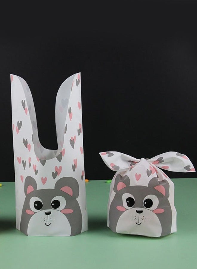 150 عبوة من أكياس الحلوى المطبوعة عليها صور دببة لطيفة، أكياس هدايا للأطفال الصبيان والبنات، تخزين آمن للأغذية، تغليف هدايا لحفلات استقبال المولود الجديد وحفلات الزفاف وحفلات العيد وحفلات أعياد الميلاد والعطلات وتغليف هدايا الوجبات الخفيفة اليومية - Image 2