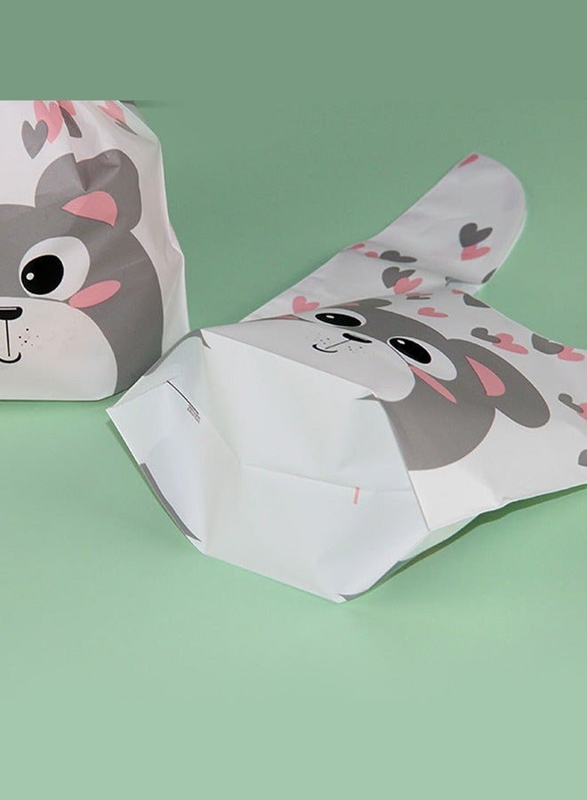 150 عبوة من أكياس الحلوى المطبوعة عليها صور دببة لطيفة، أكياس هدايا للأطفال الصبيان والبنات، تخزين آمن للأغذية، تغليف هدايا لحفلات استقبال المولود الجديد وحفلات الزفاف وحفلات العيد وحفلات أعياد الميلاد والعطلات وتغليف هدايا الوجبات الخفيفة اليومية - Image 3