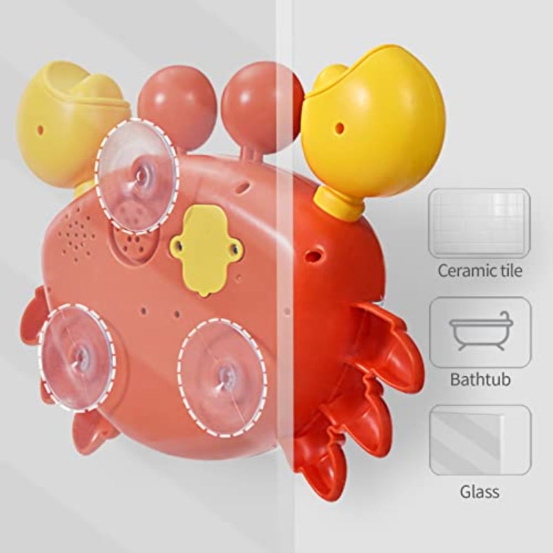 Crab Bubble Bath Maker for The Bathtub, Blows Bubbles and Plays 12 's Songs, Sing-Along Bath Bubble Machine Baby, Toddler Bath Toys Makes Great Gifts for 3 Years Girl Boy - Image 4
