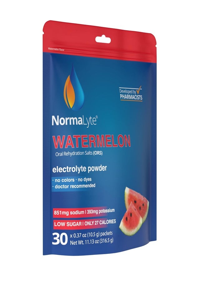 NormaLyte Watermelon - Electrolyte Powder Packets | Clinically Studied Electrolyte Drink Mix | 30 Count Effective Hydration Sticks - Image 3