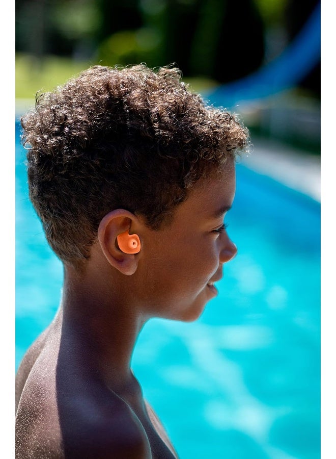Zoggs Aqua Plugz Junior | Reusable Silicone Ear Plugs for Kids | Designed to Keep Water Out During Swimming and Pool Activities | Flexible, Comfortable Fit | Model 465251-OR - Image 4