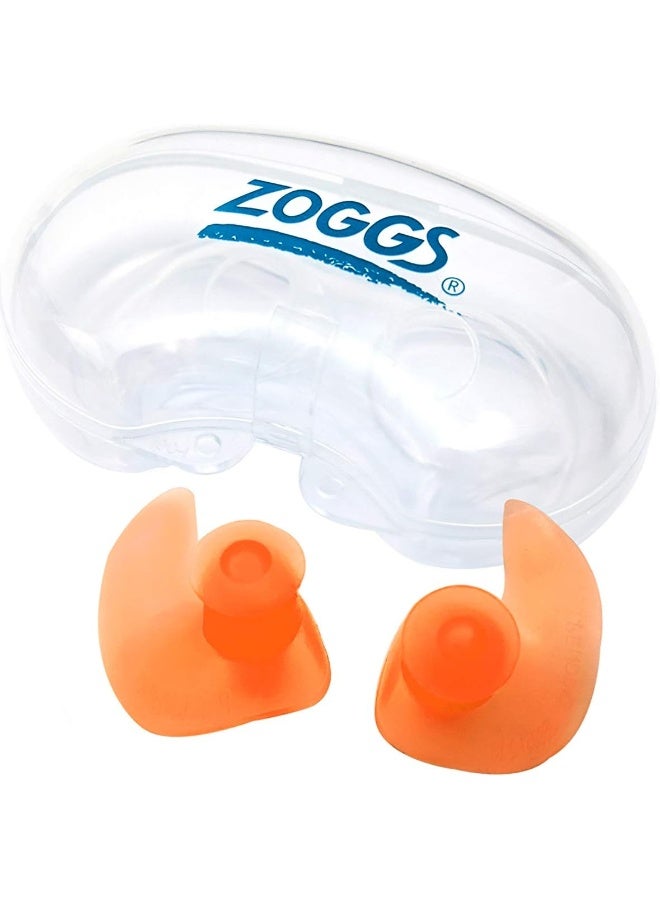 Zoggs Aqua Plugz Junior | Reusable Silicone Ear Plugs for Kids | Designed to Keep Water Out During Swimming and Pool Activities | Flexible, Comfortable Fit | Model 465251-OR - Image 1