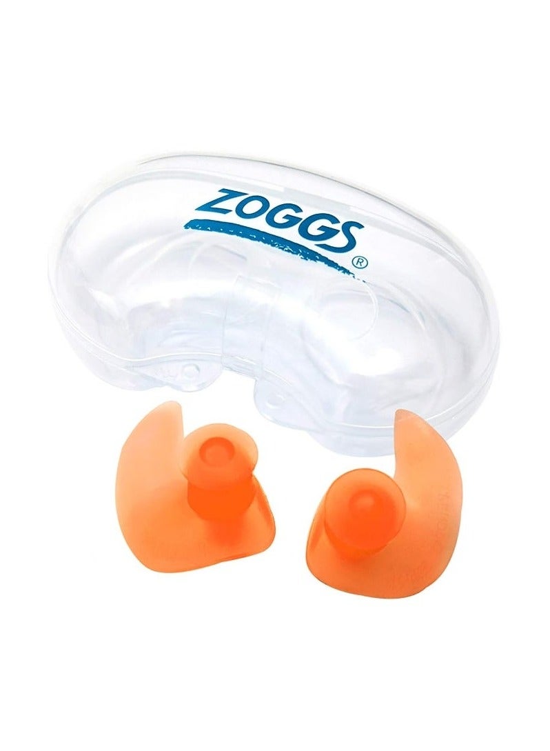Zoggs Aqua Plugz Junior | Reusable Silicone Ear Plugs for Kids | Designed to Keep Water Out During Swimming and Pool Activities | Flexible, Comfortable Fit | Model 465251-OR - Image 1