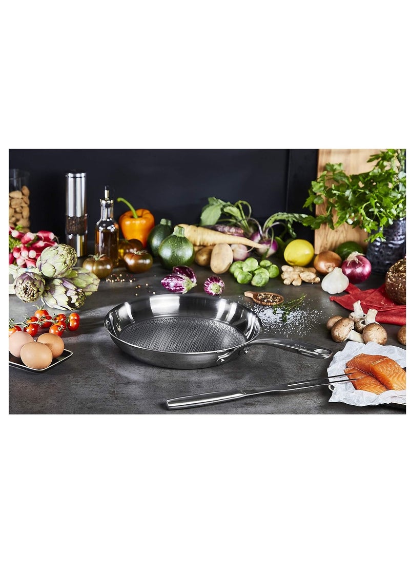 Tefal - Tefal E49704 Eternal Mesh Frying Pan 24 cm Secure And Scratch Resistant Mesh Seal Three-Layer Pan Induction Cooker Compatible For All Types Of Stoves - Image 1