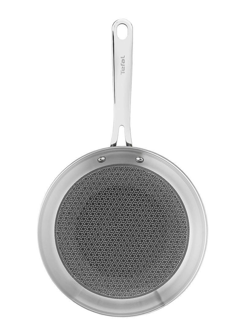 Tefal - Tefal E49704 Eternal Mesh Frying Pan 24 cm Secure And Scratch Resistant Mesh Seal Three-Layer Pan Induction Cooker Compatible For All Types Of Stoves - Image 1