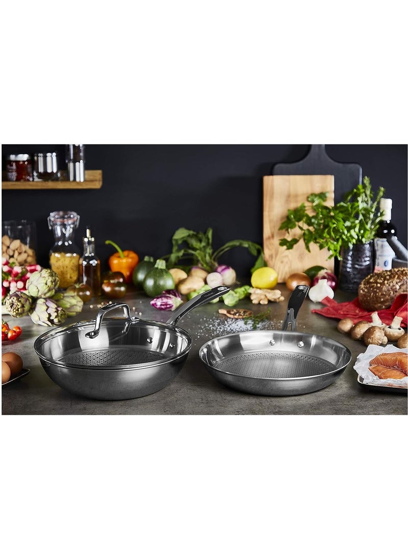Tefal - Tefal E49704 Eternal Mesh Frying Pan 24 cm Secure And Scratch Resistant Mesh Seal Three-Layer Pan Induction Cooker Compatible For All Types Of Stoves - Image 1