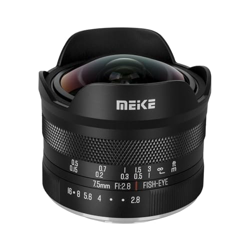 Meike عدسة ميكي 7.5 مم f2.8 فائقة الاتساع دائرية الشكل عدسة عين السمكة تركيز يدوي متوافقة مع كاميرا فوجي فيلم X Mount بدون مرآة X-T3 X-H1 X-Pro2 X-E3 X-T1 X-T2 X-T4 X-T10 X-T20 X-T200 X-A2 X-E2 X-E1 X30 - Image 1