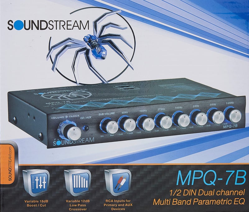 Soundstream MPQ-7B 7-Band 1/2 DIN Equalizer - Image 4