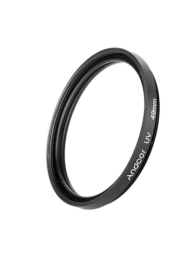 ANDOER 49mm UV Ultra-Violet Filter Lens Protector for Canon Nikon DSLR Camera  - Image 1