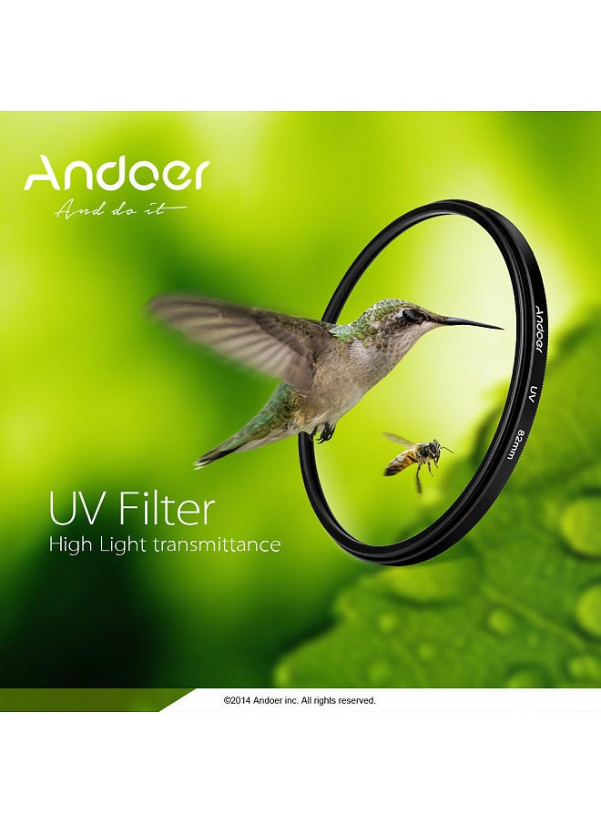 ANDOER 49mm UV Ultra-Violet Filter Lens Protector for Canon Nikon DSLR Camera  - Image 4