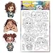 CHGCRAFT Funny and Quirky Girl Clear Stamps Crown Transparent Stamps Puppy Silicone Clear Stamp Seals for DIY Scrapbooking Photo Album Decoration 43x63 inch - Image 2