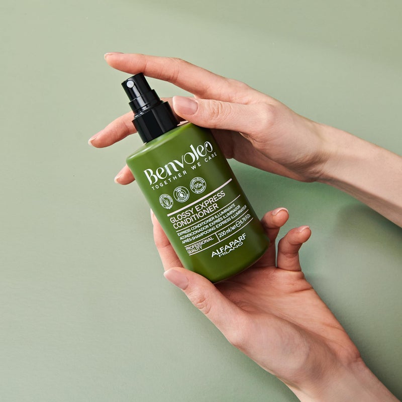 ALFAPARF MILANO Benvoleo Glossy Express Conditioner for Dull Hair - Clean, Vegan, Sustainable Hair Care - Provides Softness and Radiance - Paraffin Free - Natural Ingredients - 6.76 FL. Oz. - Image 3