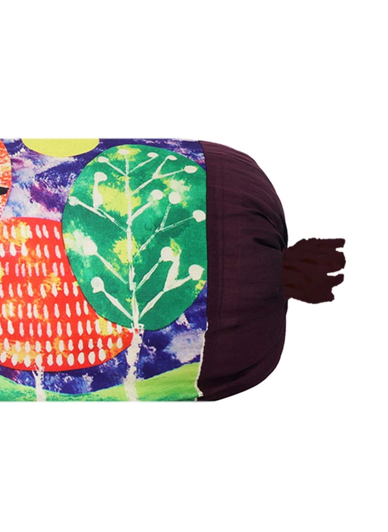 Kuber Industries Kuber Industries Tree Design Cotton 2 Pieces Bolster Cover Set Green  - Image 4
