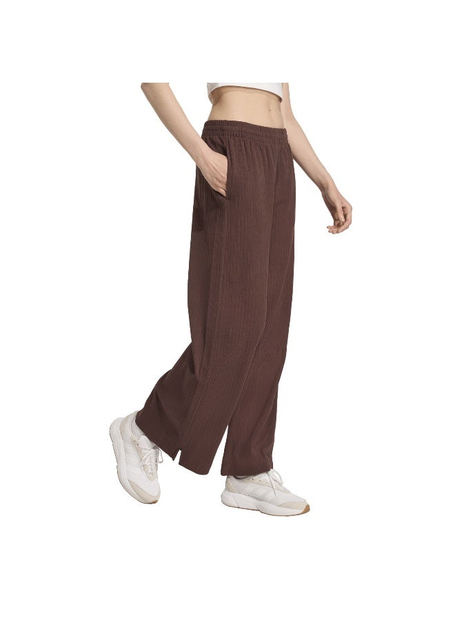 Adidas W All Szn W Pt Brown Training Pants For Women XS - Image 4