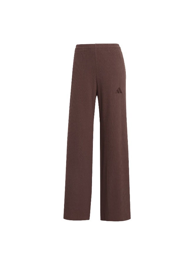 Adidas W All Szn W Pt Brown Training Pants For Women XS - Image 1