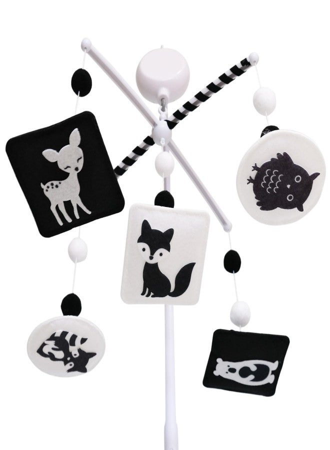 Vlokup Montessori Mobile, Black and White Mobile for Baby (Woodland Set) - Image 1