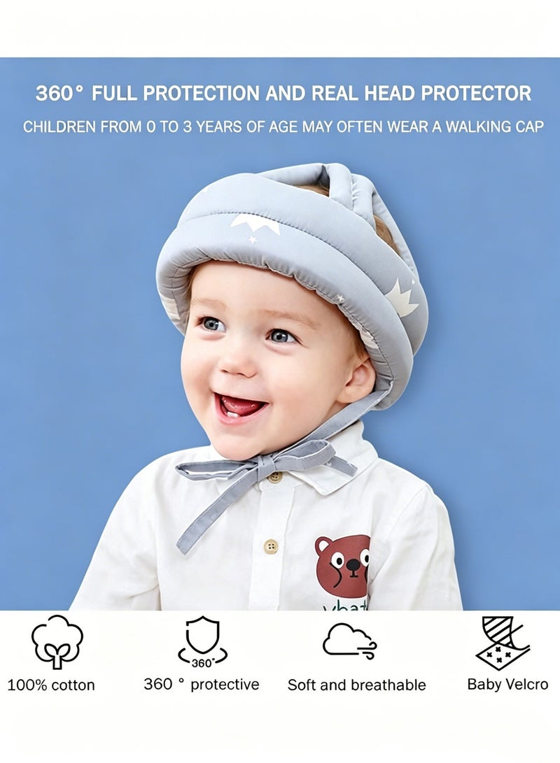 Amanli Baby Helmet Child Safety Helmet Adjustable Protective Cap For Crawling Walking and Head Protection - Image 2