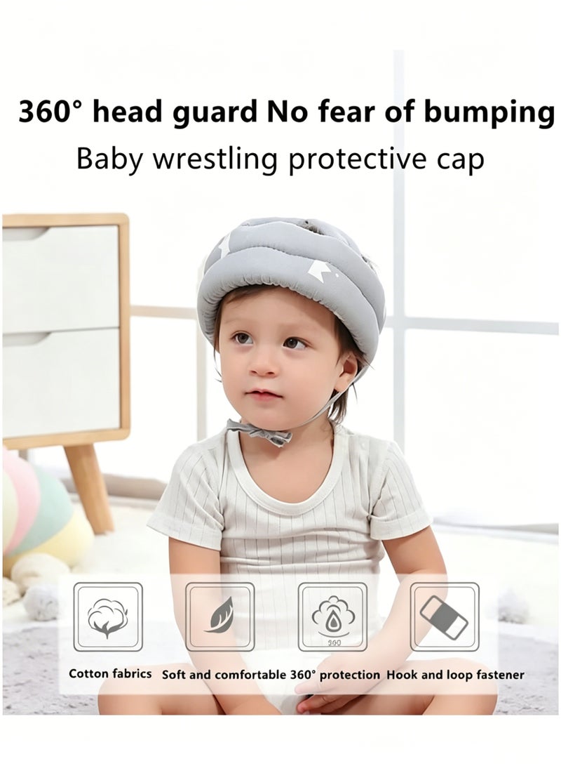 Amanli Baby Helmet Child Safety Helmet Adjustable Protective Cap For Crawling Walking and Head Protection - Image 5