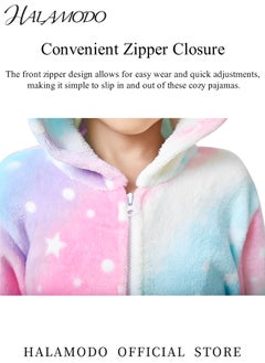 HALAMODO Unisex Adult One Piece Pajamas Animal Cosplay Cartoon Costume Pajamas Hooded Sleepwear Jumpsuit Homewear for Men Women  - Image 2