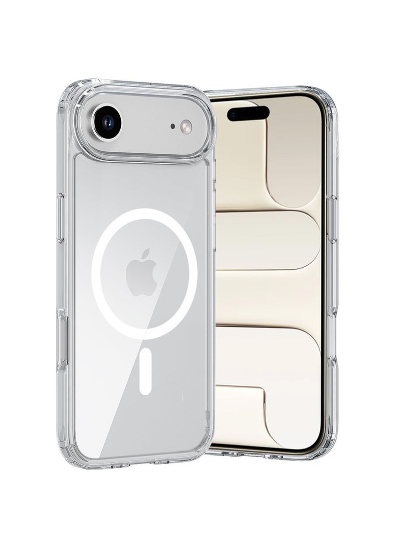 Techie حافظة آيفون 17 إير الشفافة مع ماجسيف - غلاف رفيع مضاد للصدمات ومقاوم للاصفرار مع ظهر صلب أكريليكي وحافة TPU + PC، متوافق مع الشحن اللاسلكي - Image 3