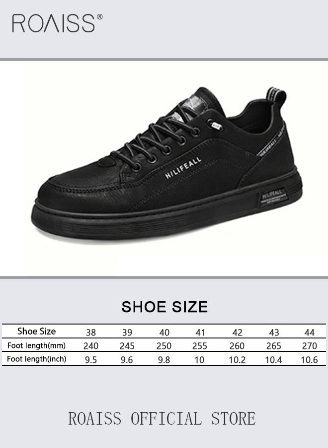 roaiss Men Stylish Sneakers, Low Top Slip on Board Shoes, Casual Versatile Shoes for Men, Comfy Sports Shoes with Non-slip Soles, Suitable for Daily Wear and Outdoor Activities - Image 3