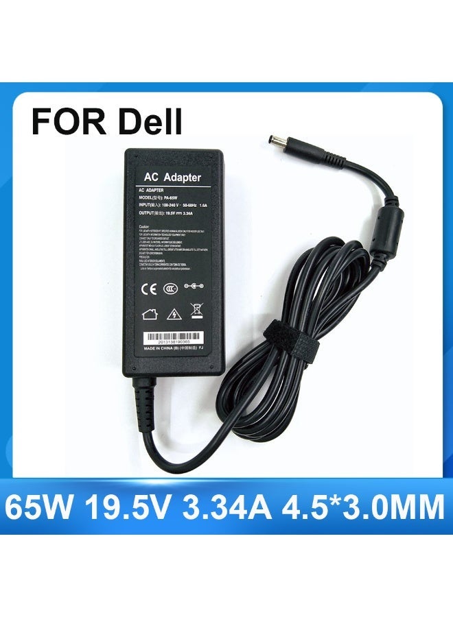 Chabeia AC Adapter 19.5V 3.34A 65W 4.5*3.0mm Laptop Charger Adapter For Dell Inspiron 15 3551 3552 3558 5551 5552 5555 5559 7568 P28E - Image 2