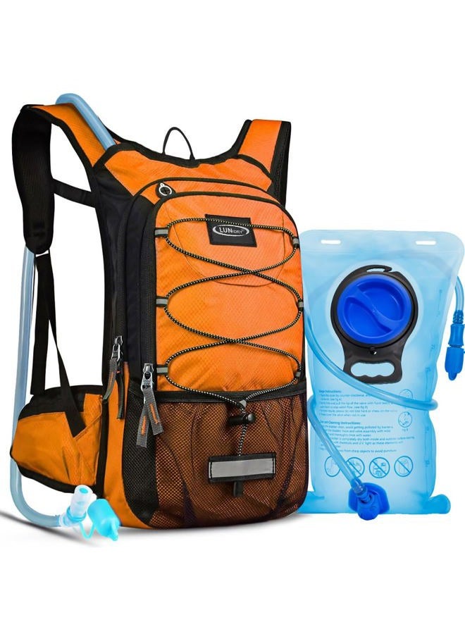 Lunidry Insulated Hydration Pack Backpack with 3L BPA Free Leak-Proof Water Bladder, Keep Liquids Cool for Up to 5 Hours, Daypack for Hiking, Running, Cycling, Hunting, Climbing - Image 1