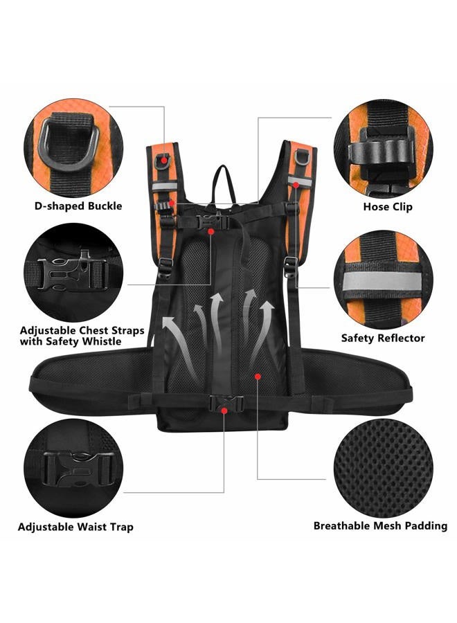 Lunidry Insulated Hydration Pack Backpack with 3L BPA Free Leak-Proof Water Bladder, Keep Liquids Cool for Up to 5 Hours, Daypack for Hiking, Running, Cycling, Hunting, Climbing - Image 4