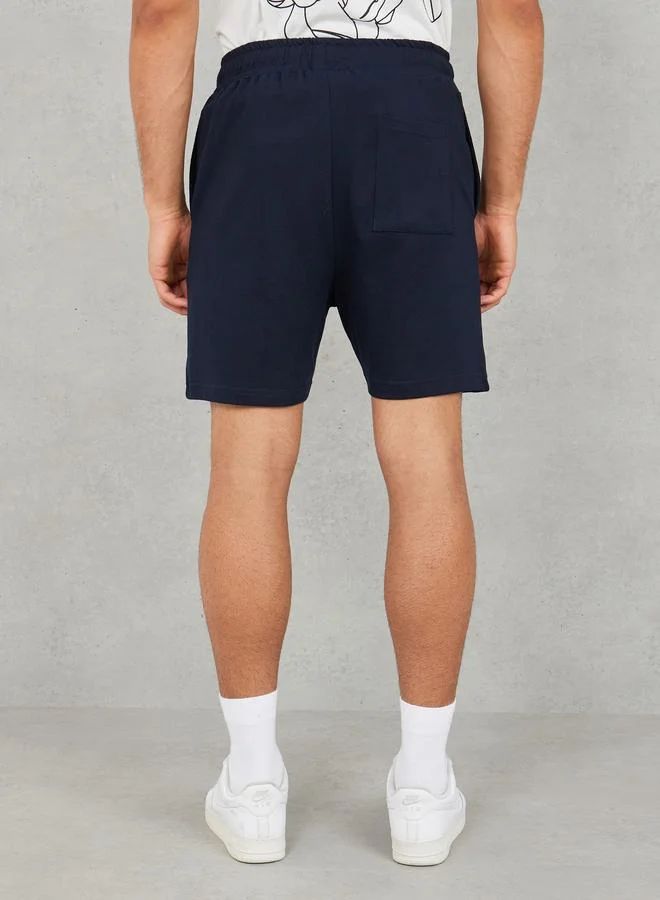 ستايلي Regular Fit Waffle Knit Shorts