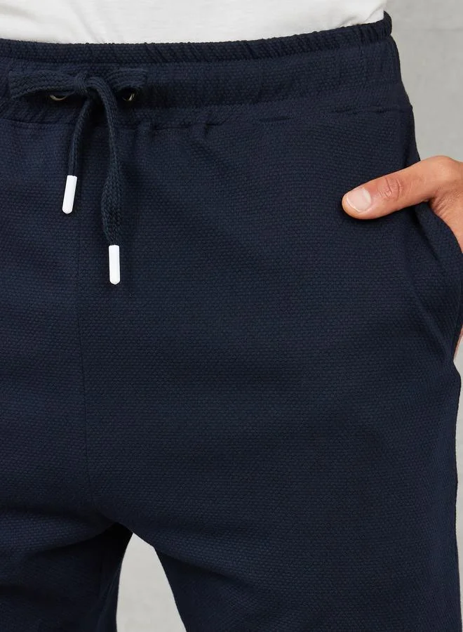 ستايلي Regular Fit Waffle Knit Shorts