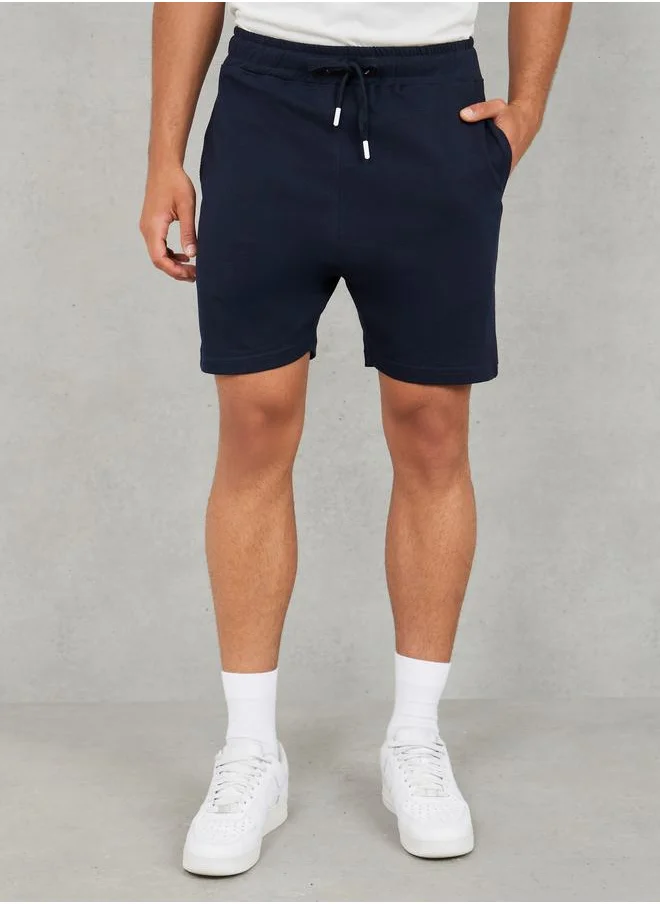 ستايلي Regular Fit Waffle Knit Shorts