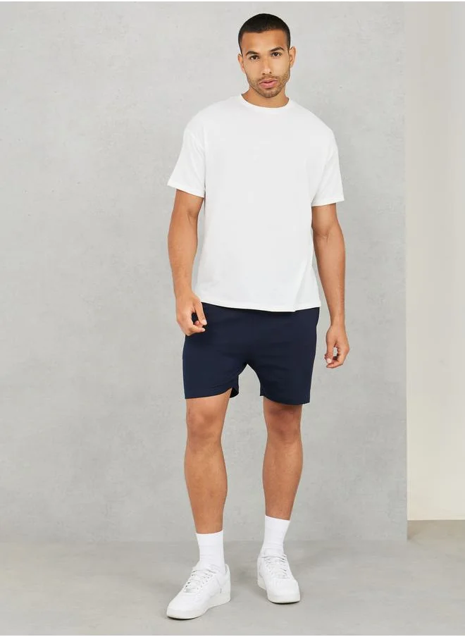 ستايلي Regular Fit Waffle Knit Shorts