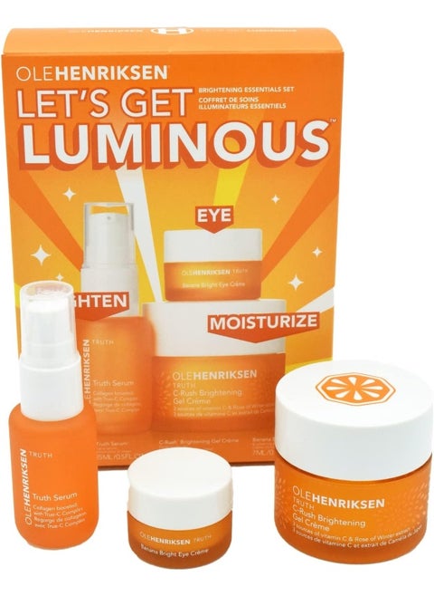 Let'S Get Luminous Brightening Essentials Skincare Set - 15Ml, 35Ml, 7Ml