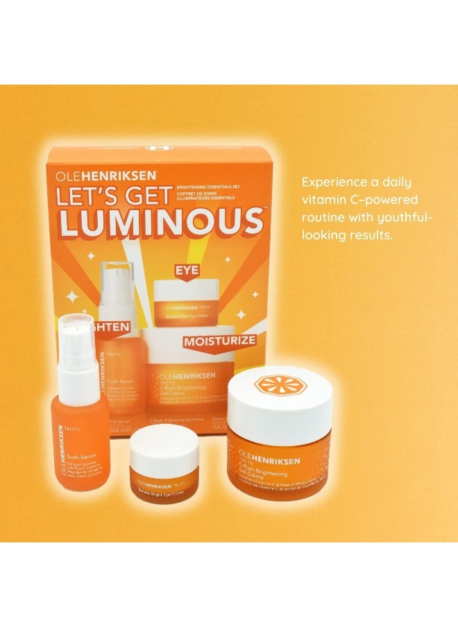 Ole Henriksen - Let'S Get Luminous Brightening Essentials Skincare Set - 15Ml, 35Ml, 7Ml - Image 1