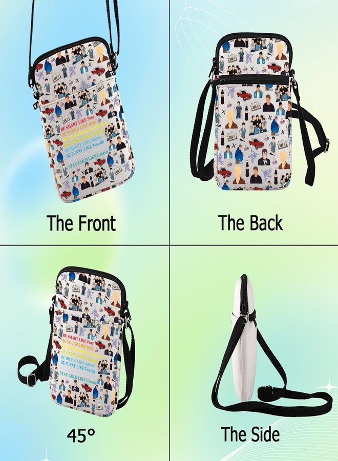 G2TUP Outside Inspired Crossbody Bag Johnny & Dallas & Pony Fans Gift 80s Movie Stay Gold Shoulder Bag Outside Merch (Smart Like Pon CB) - Image 5