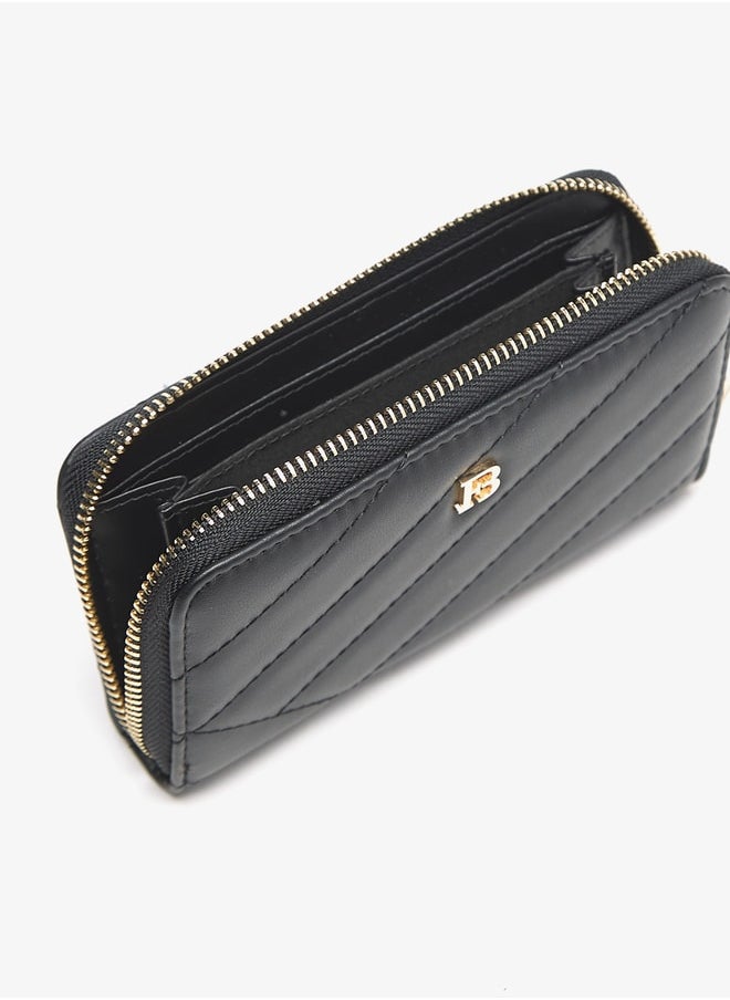 Flora Bella By Shoexpress - Women Quilted Zip Around Wallet - Image 1