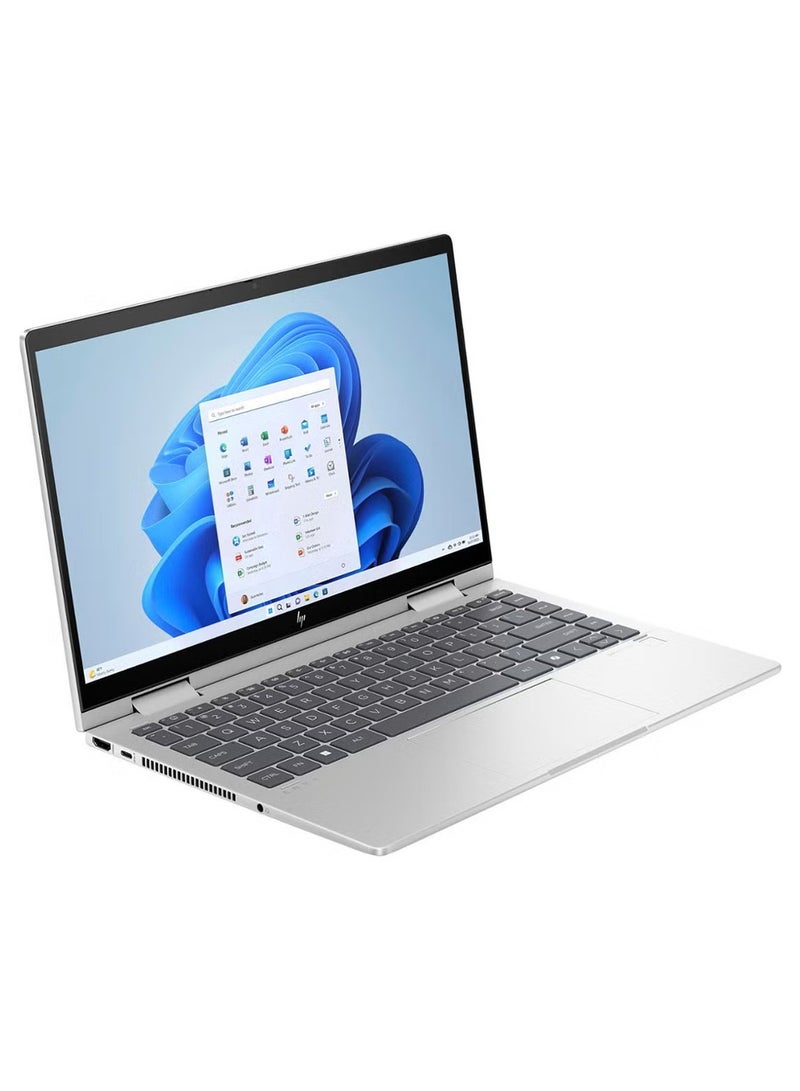 HP Envy 14-es1023DX 2-in-1 Laptop 14" FHD IPS Display, Touch-Screen Laptop - Intel Core 7 - 150U Processor 16GB Memory - 512GB SSD - Windows 11 Finger Print Reader English Natural Silver - Image 1
