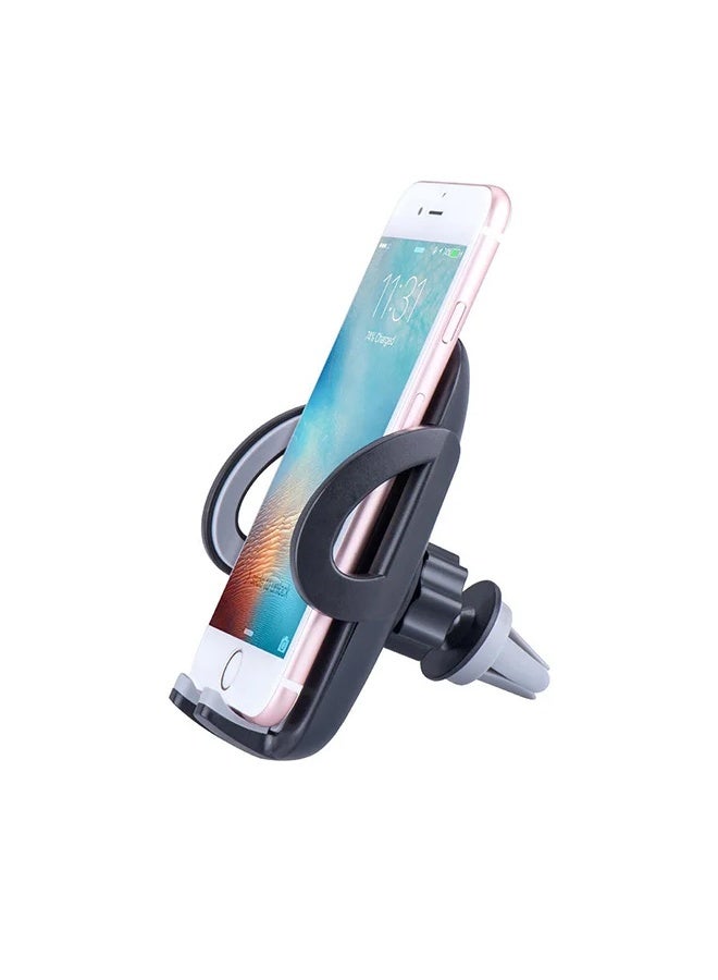 حامل موبايل للسيارة 360 درجة يثبت في الزجاج الأمامي أو فتحات التكيف للتحدث – B27S - Image 3