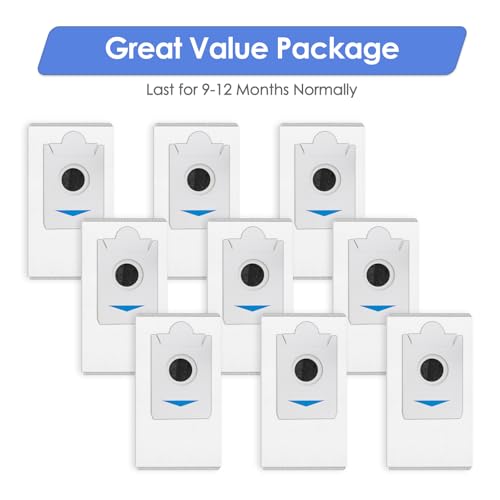 FILTERIST (9 Pack) T30S Replacement Dust Bags for ECOVACS DEEBOT T30S/ T30S Pro/ T30S AI/ T30S Care/ X5 Omni/ X5 Pro Omni/ X2/ X2 Omni/ DEX86 Vacuum Bag, Activated Carbon Disposal Bags (NOT FOR T30S COMBO) - Image 3
