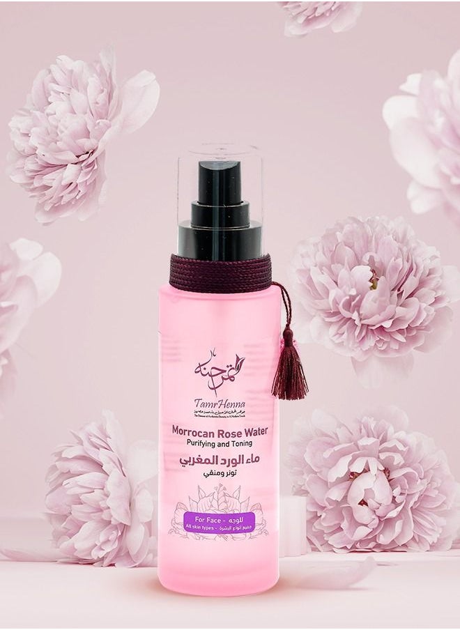 TamrHenna Moroccan Rose Water Purifying and Toning 100ml  - Image 5