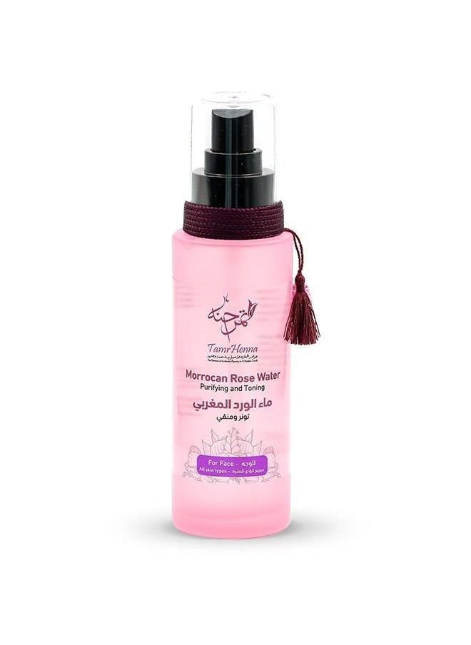 TamrHenna Moroccan Rose Water Purifying and Toning 100ml  - Image 1