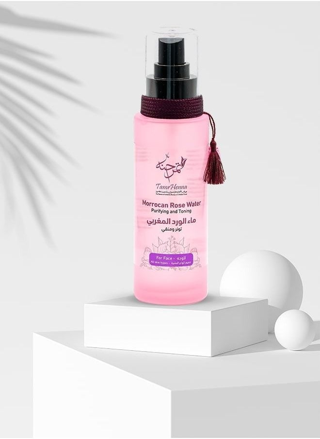 TamrHenna Moroccan Rose Water Purifying and Toning 100ml  - Image 4