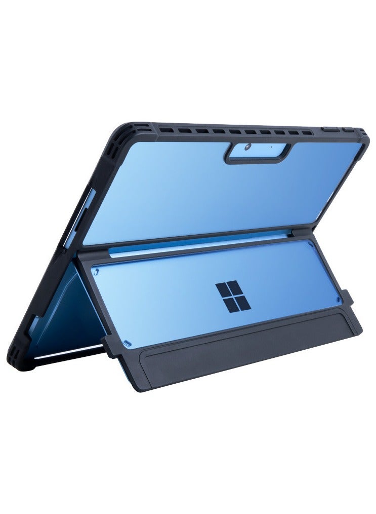 كيس حماية الشاشة من نوع الجلد الرClear ومتعدد الدرجات ل unserialize متوافق مع 13 بوصة من Microsoft Surface Pro 11 / Pro 10 / Pro 9، ومتوافق مع لوحة المفاتيح Type Cover. - Image 3