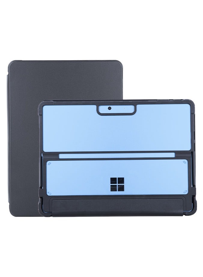 كيس حماية الشاشة من نوع الجلد الرClear ومتعدد الدرجات ل unserialize متوافق مع 13 بوصة من Microsoft Surface Pro 11 / Pro 10 / Pro 9، ومتوافق مع لوحة المفاتيح Type Cover. - Image 1