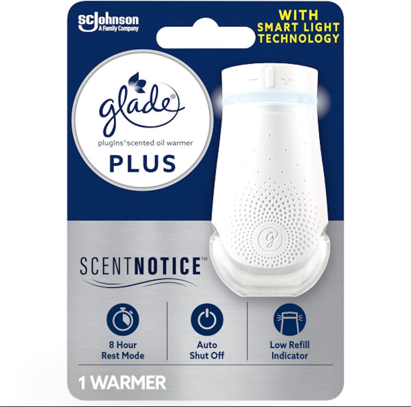 Glade PlugIn Plus Air Freshener Warmer Holds Scented Oil Refill 1 Count - Image 1