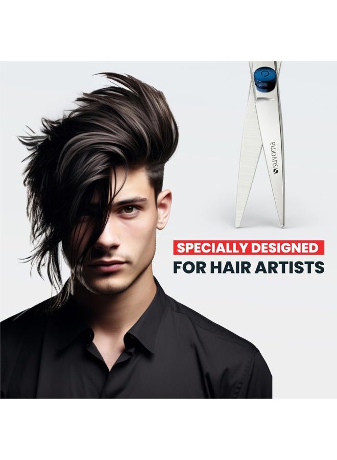 Suvorna 5.5" Professional Barber Scissors Swivel Thumb P115 - Image 5