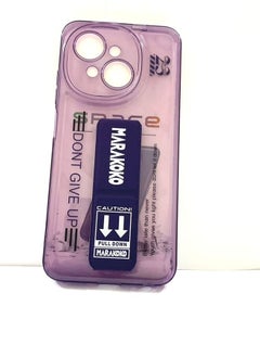 Marakoko Tecno spark go 1 Shock Proof Silicone protection Clear Case Cover With Magnetic Hand Grip  - Image 1