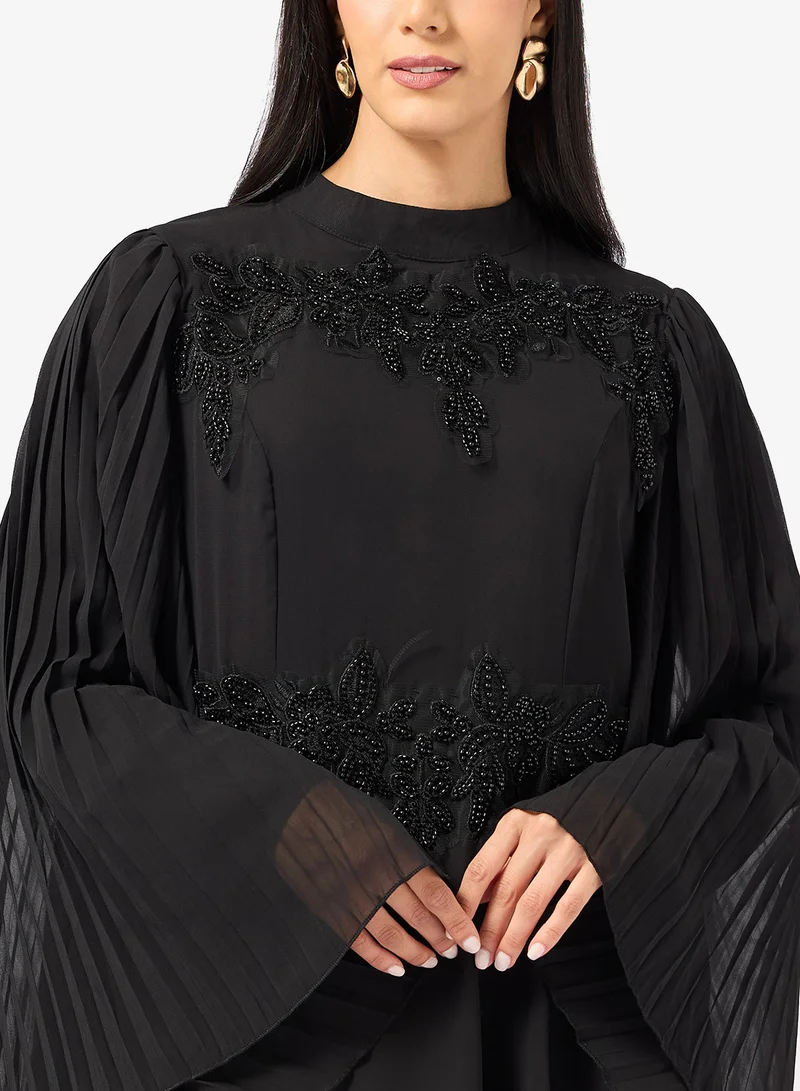 Khizana  A-line Dress With Embellished Waist for Women | Best Price UAE