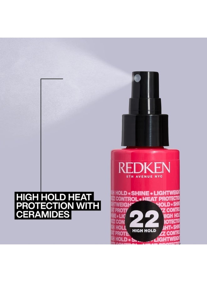 REDKEN بخاخ حراري ريدكن 22 ثبات عالي - واقي حراري ورذاذ تثبيت | 125 مل - Image 4